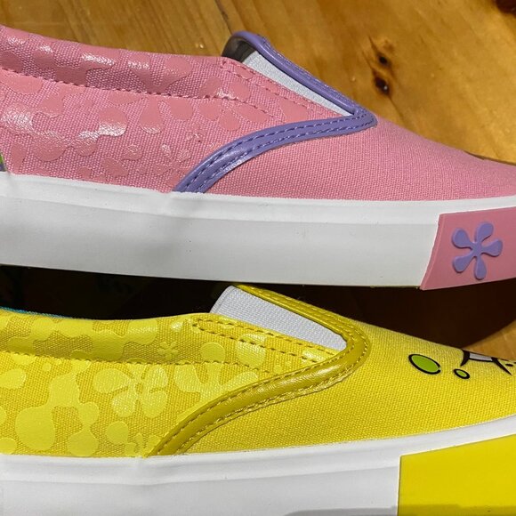 Spongebob Squarepants & Patrick Sneakers Canvas Slip Ons Womens Size 8 NEW - Picture 8 of 13